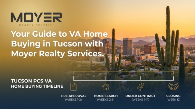 Tucson PCS home buying timeline with Moyer Realty Services