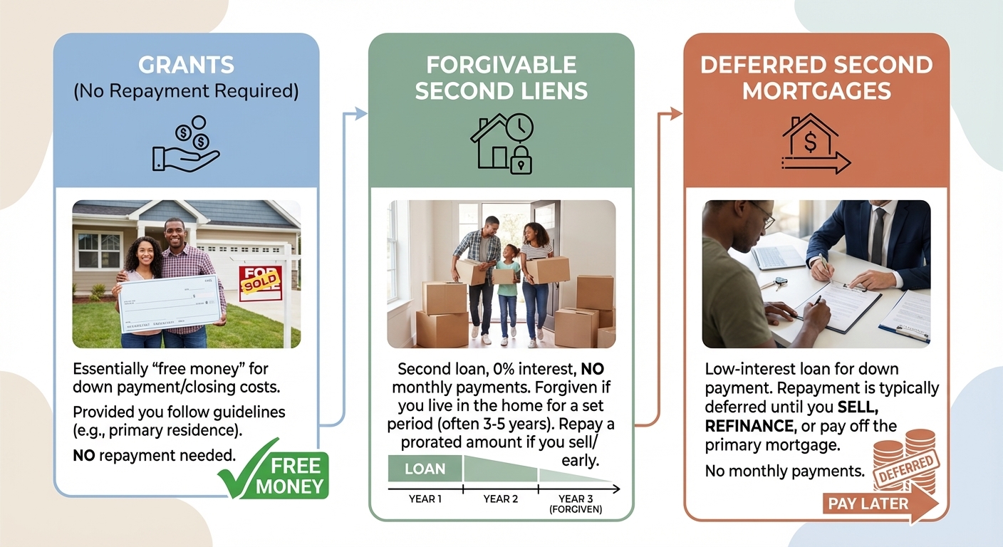 down payment assistance types