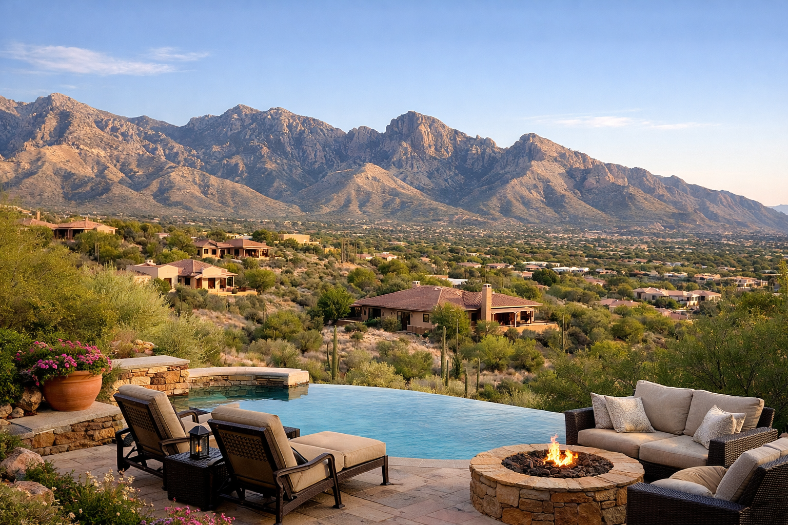 Tucson Foothills view home area where appraisal risk and lender overlays can affect VA financing